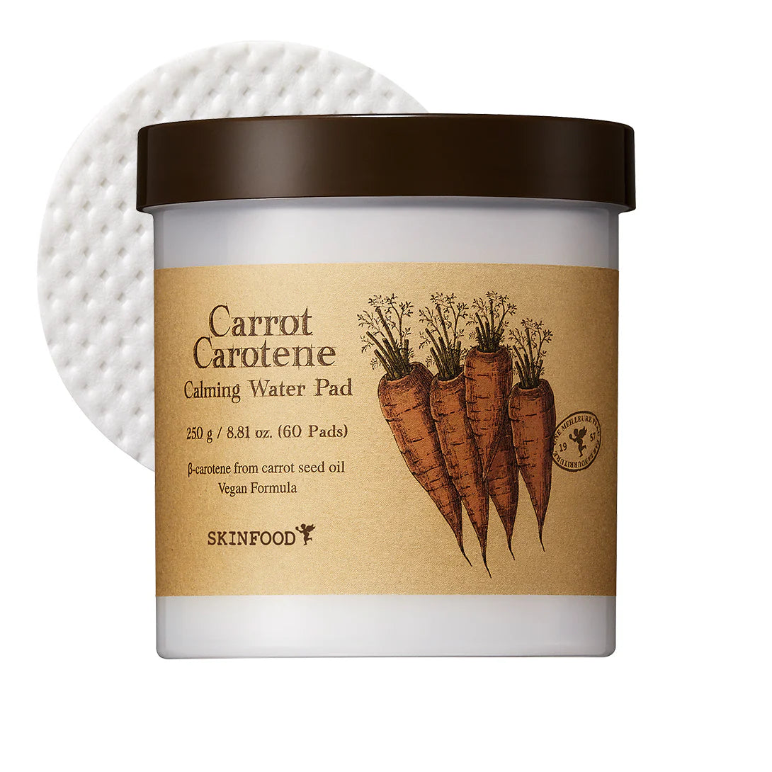 Skin Food Carrot Carotene Calming Water Pad 60EA