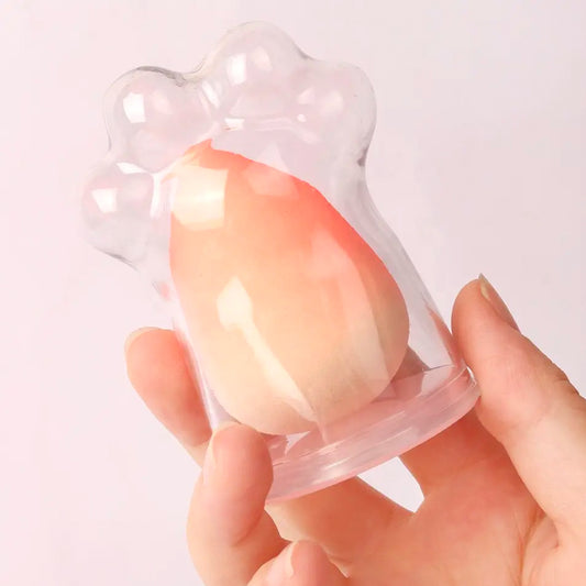 Compact Cat Paw Beauty Blender